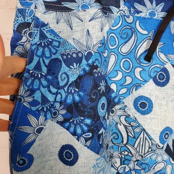 Ripskirt Hawaii Patchwork Blues Sport Skirt Womens XXL Golf Pickleball Pockets - Picture 6 of 10